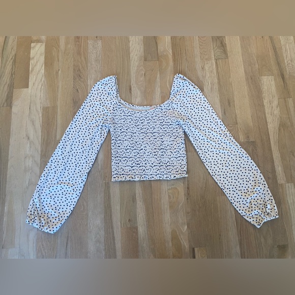 GB smocked crop top. Size XS - Picture 8 of 8